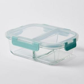 970ml Glass & Plastic Divided Container – Target Australia