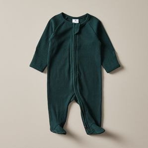 Baby Organic Cotton Rib Coverall – Target Australia