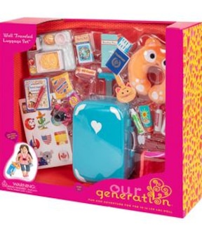 Our Generation Well Traveled Luggage Set