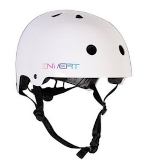 Invert Hardshell Skate Helmet - White