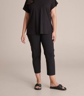 Curve Slim Leg 7/8 Length Bengaline Pants