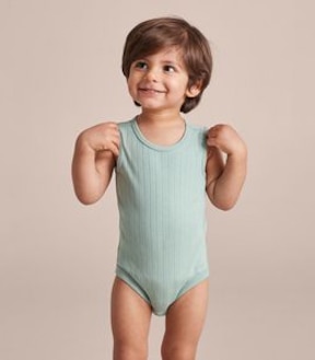 Baby Organic Cotton Pointelle Bodysuit