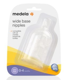 Medela 3 Pack Slow Flow Wide Base Teats