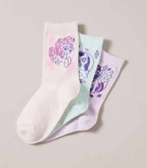 3 Pack My Little Pony Socks
