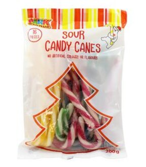 Sour Candy Canes - 16 Pack