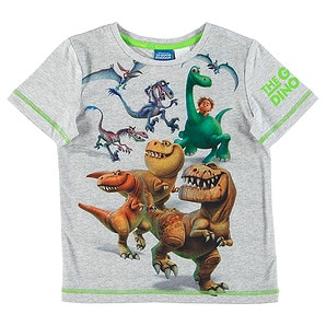 The Good Dinosaur Boys' T-Shirt - Charcoal, Official Disney Pixar Merchandise, 100% Cotton