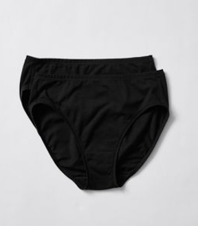 2 Pack Bamboo High Cut Briefs