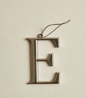 Christmas Metallic Alphabet Decoration