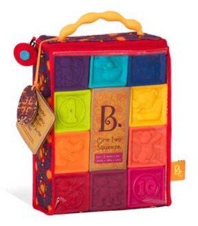 B. baby One Two Squeeze Soft Baby Blocks