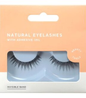 Natural Invisible Band Lashes - Black