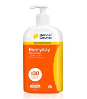 Cancer Council Everyday SPF30+ Sunscreen Pump 500ml