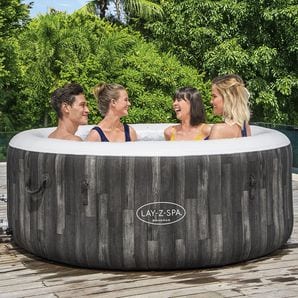 bestway inflatable lay z spa bahamas airjet target australia