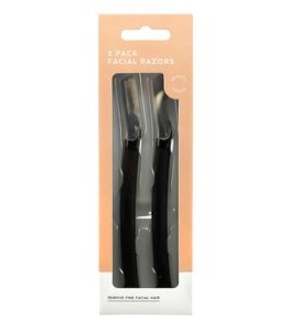 2 Pack Facial Razors