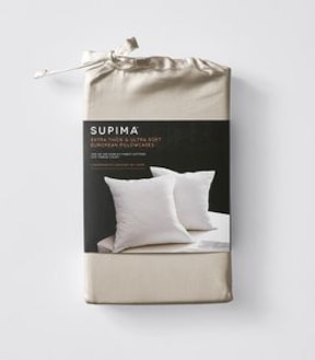 Supima 2 Pack 400 Thread Count European Pillowcases