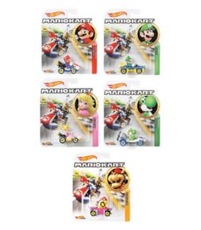 Hot Wheels Mario Kart Character Vehicle - Assorted*