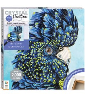 Crystal Creations Canvas Blue Cockatoo