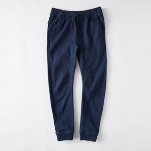 Pull On Cuffed Chino pants - Black 