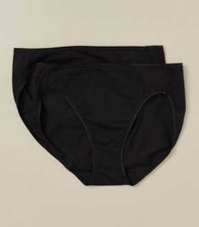 2 Pack Everyday Cotton High Cut Briefs