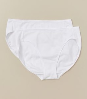 2 Pack Everyday Cotton High Cut Briefs