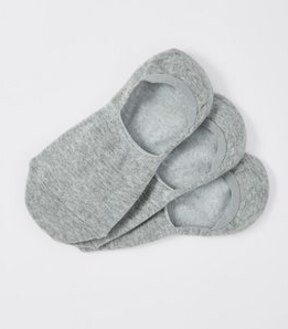 3 Pack Cotton Rich Sneaker Socks - Grey
