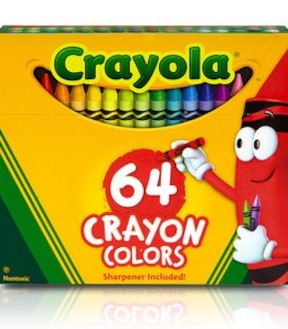 Crayola 64 Pack Crayons With Sharpener