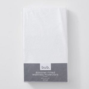 bub. Bassinet Fitted Mattress Protectors 2 Pack – Target Australia