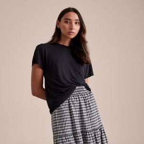 Preview Extended Shoulder Crew Neck T-Shirt | Target Australia