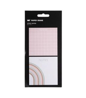 Paper Crane 2 Pack Sticky Notes - Arches