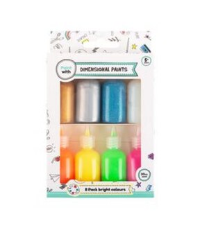 8 Pack Dimensional Paints
