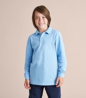 Long Sleeve Polo Top