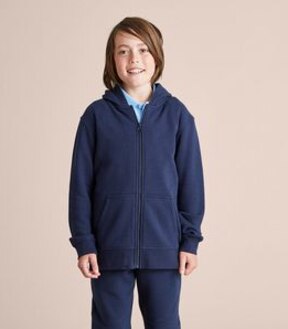 School Fleece Zip Thru Hoodie