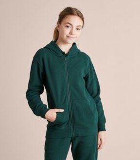 School Fleece Zip Thru Hoodie