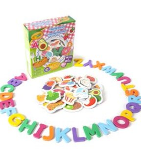Crayola ABC Matching Magnet Set -  Foodie Garden