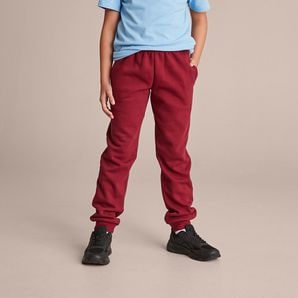 School Cuffed Fleece Trackpants 