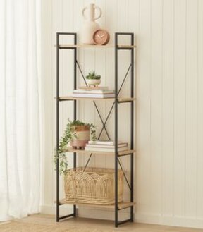 Atticus 4 Tier Shelf - Black