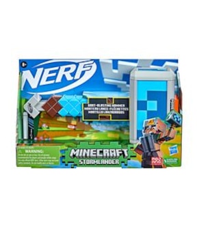 NERF Minecraft  Stormlander Hammer Blaster