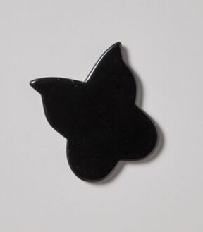 Obsidian Butterfly Gua Sha