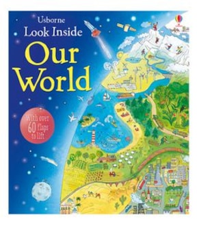 Usborne Lift-The-Flap: Look Inside Our World by Emily Bone - Book