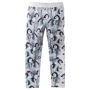 White Kissing Penguin Leggings