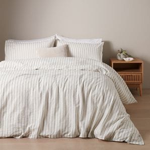 Stuart Stripe Linen/Cotton Quilt Cover Set – Target Australia