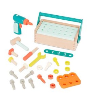 B. toys -Fix ‘n’ Play Kit - Wooden Tool Box Playset