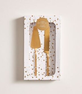 Windsor Gold Cake Serving Set