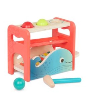 B. toys - Xylo-Pound Whale - Pounding Bench & Xylophone