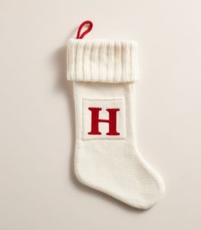 Alphabet Christmas Stocking