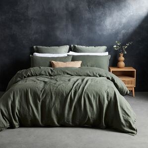 Lilah Linen Quilt Cover Set