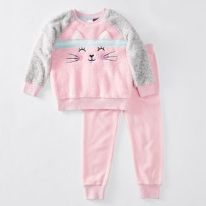 Fleece cat pajamas best sale