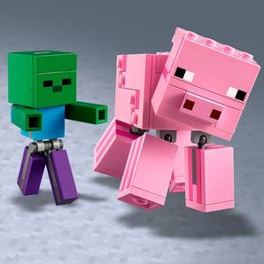LEGO® Minecraft™ BigFig Pig with Baby Zombie 21157 Target Australia