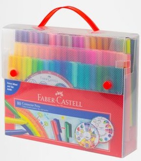 Faber Castell Connector Pens - 80 Pack