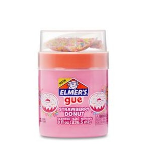 Elmer's Gue Premade Slime Mix-Ins, 8oz Jar - Strawberry Donut