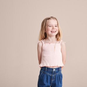 Shirred Frill Tank | Target Australia